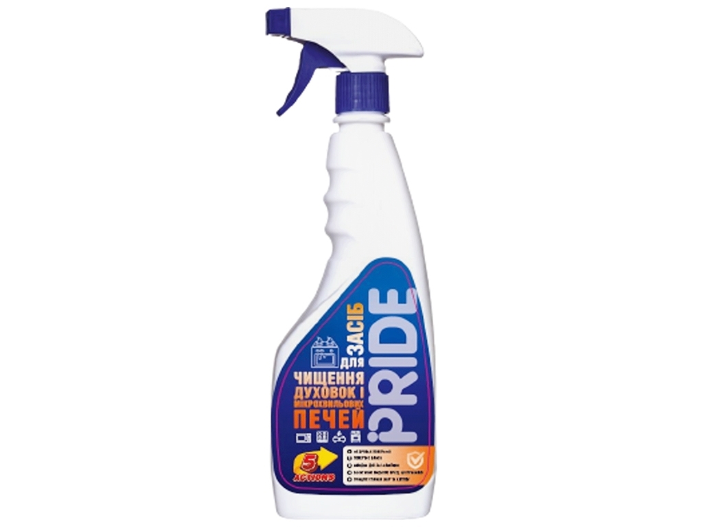 Засіб для чищення духовок та мікрохвильових печей Pride 500 мл із тригером